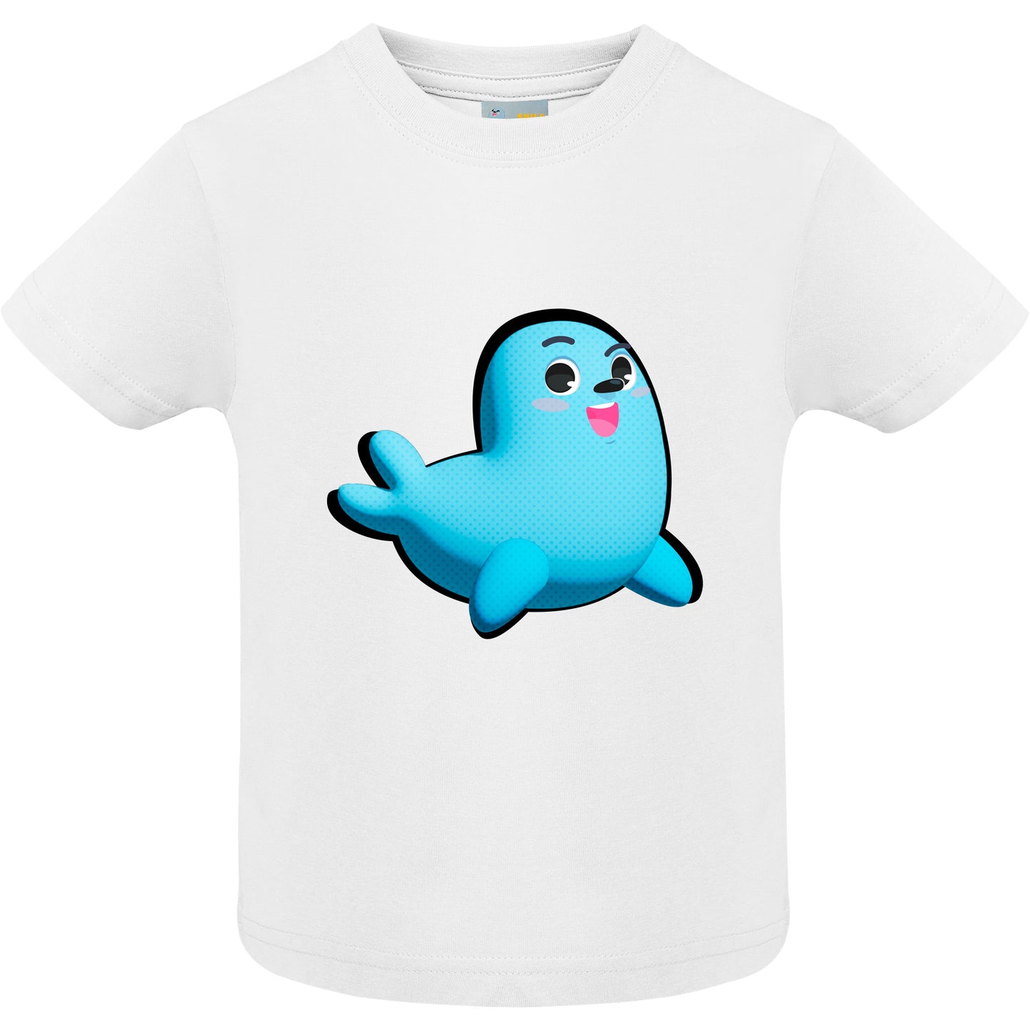 Camiseta bebé de manga corta Smilie 3D