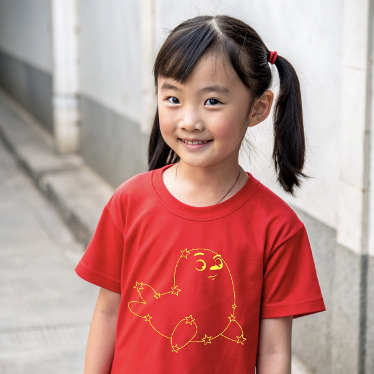 Camiseta de manga corta Smilie Estrellas