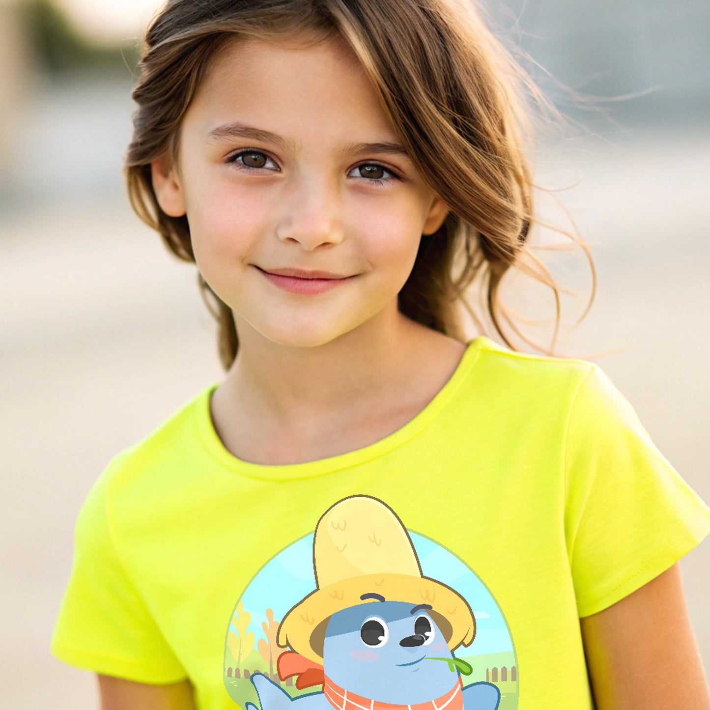 Camiseta de manga corta Smilie Granjero