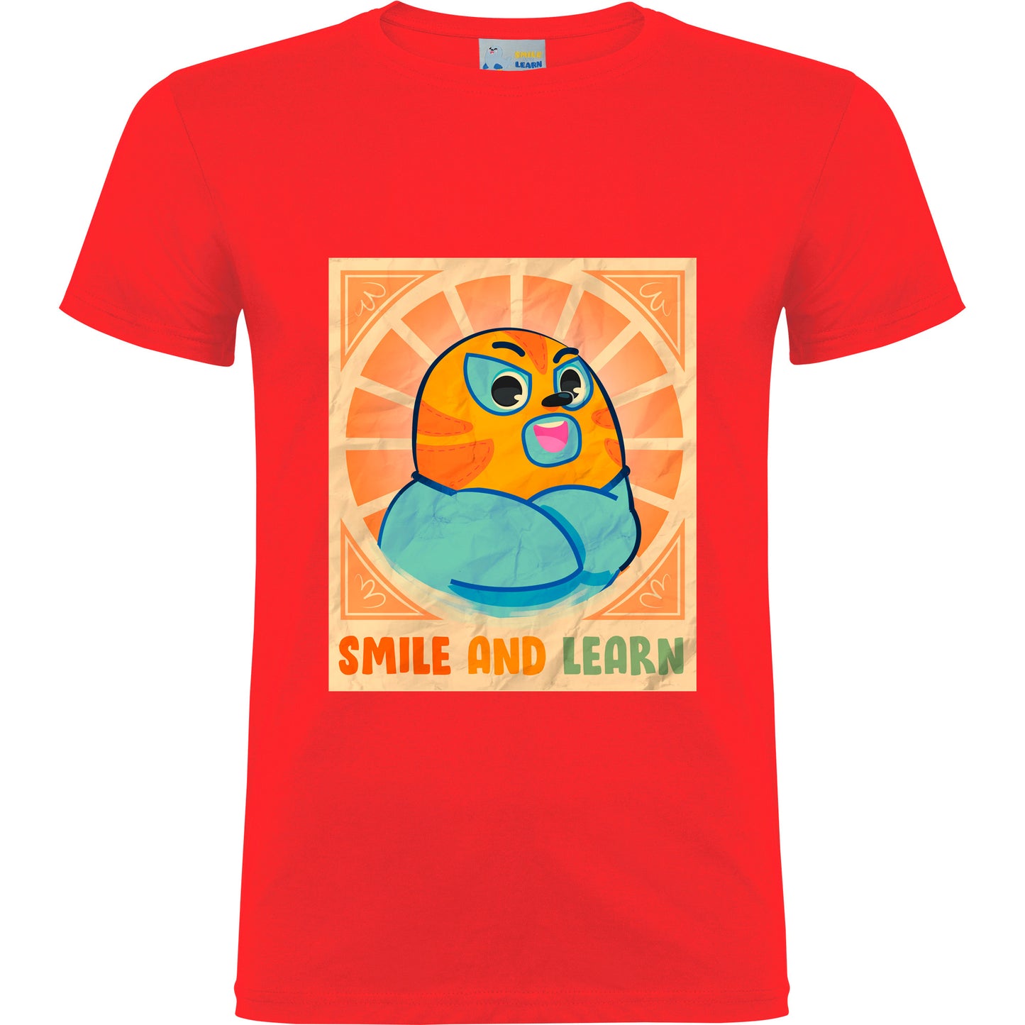 Camiseta de manga corta Smilie Luchador