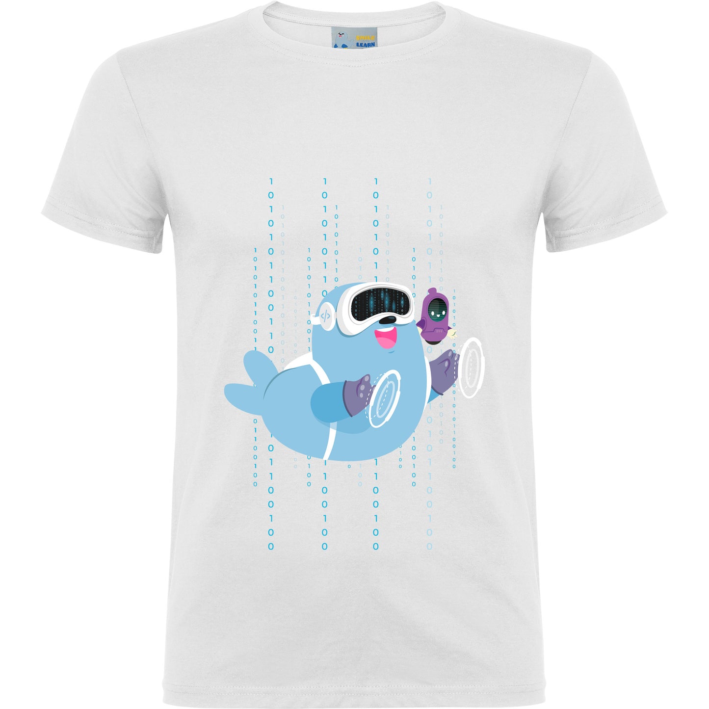 Camiseta de manga corta Smilie Robot