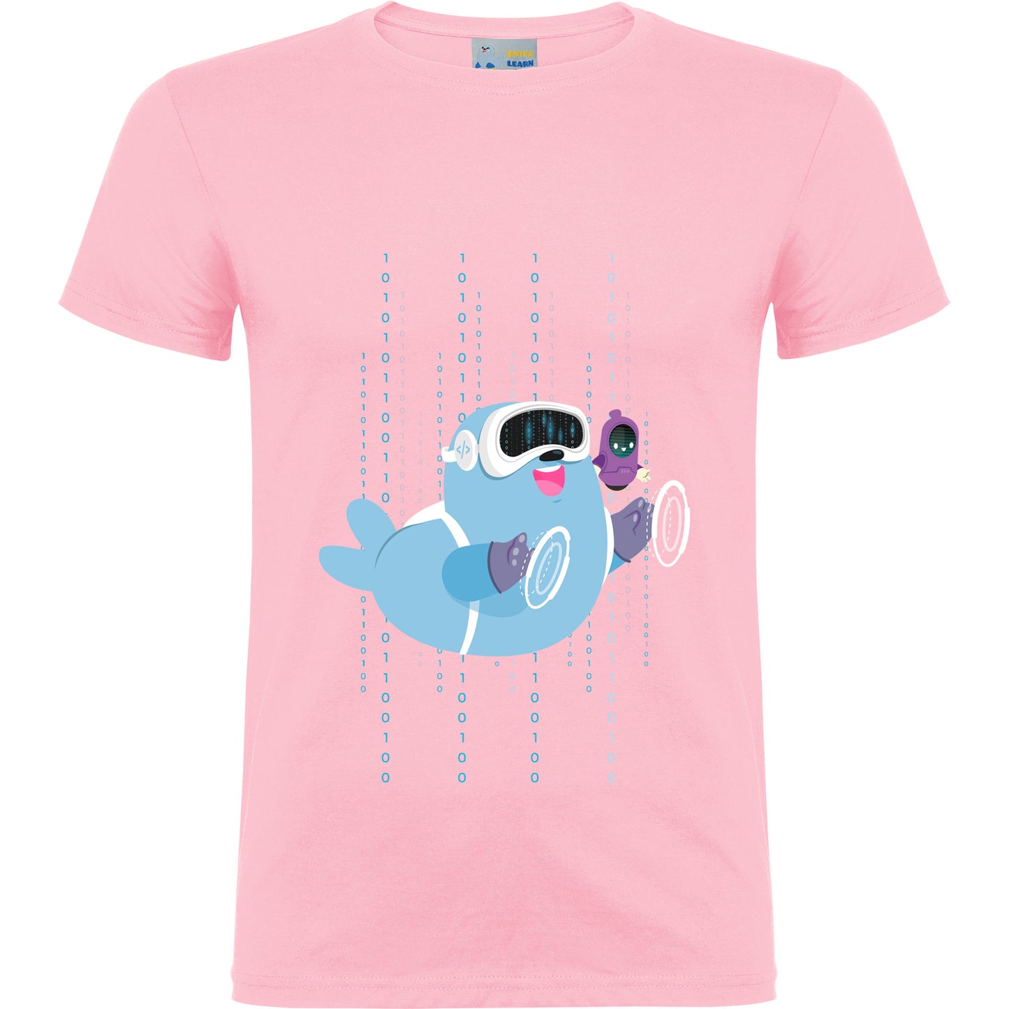 Camiseta de manga corta Smilie Robot