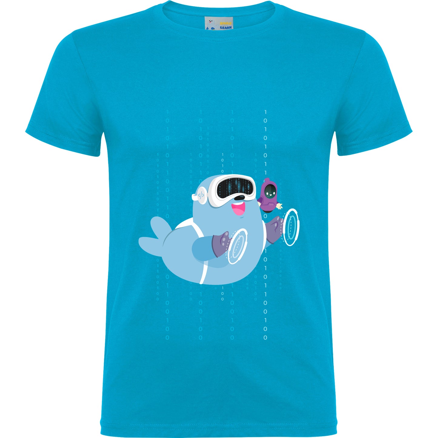 Camiseta de manga corta Smilie Robot