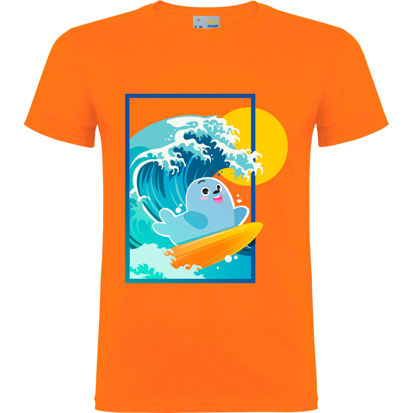 Smilie Surfer Short Sleeve T-Shirt