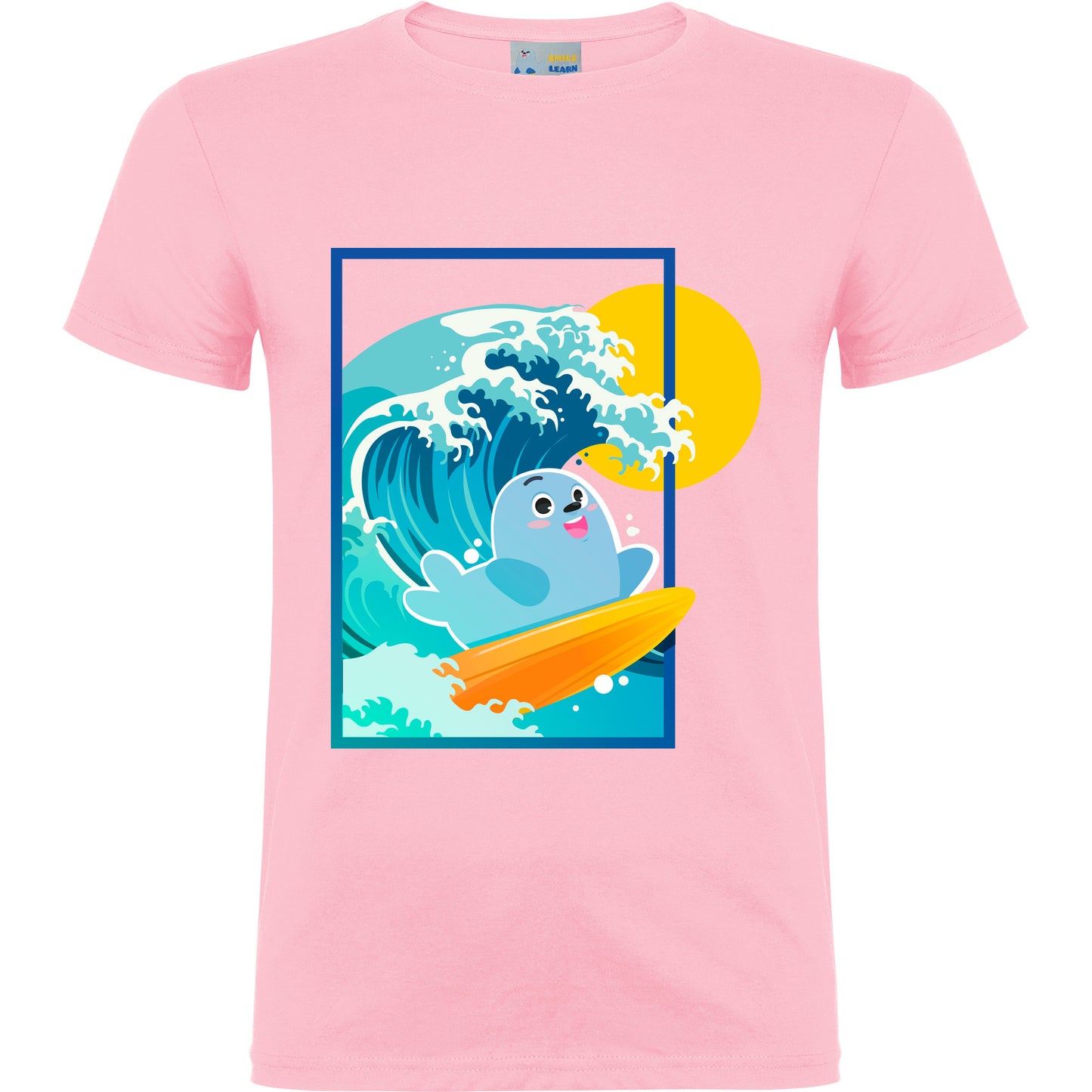 Smilie Surfer Short Sleeve T-Shirt