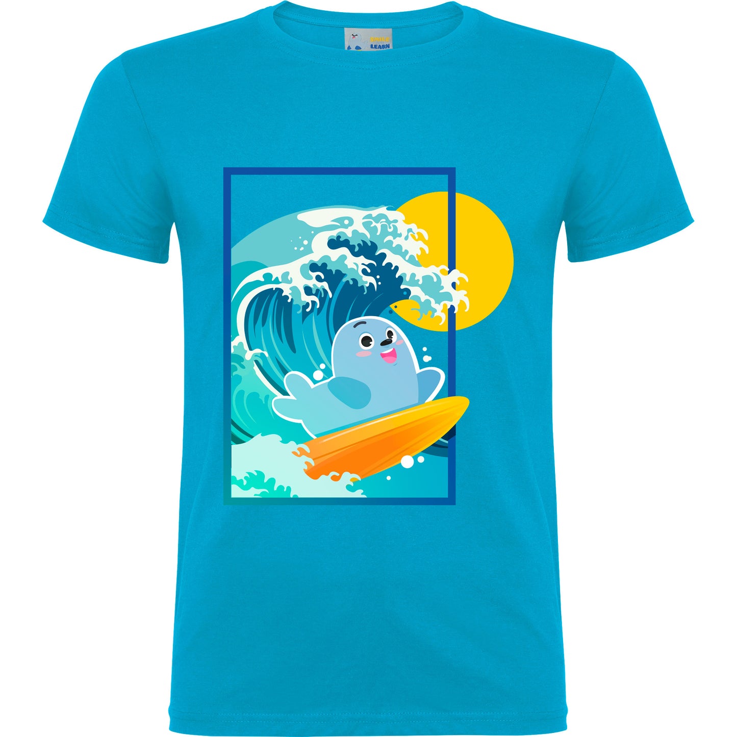 Smilie Surfer Short Sleeve T-Shirt