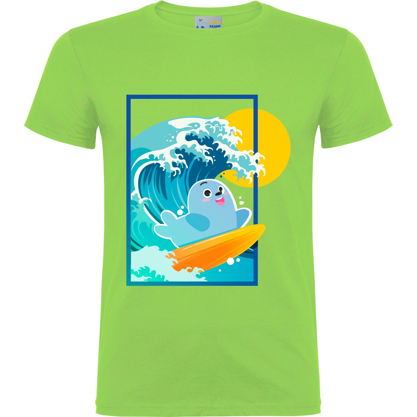 Smilie Surfer Short Sleeve T-Shirt