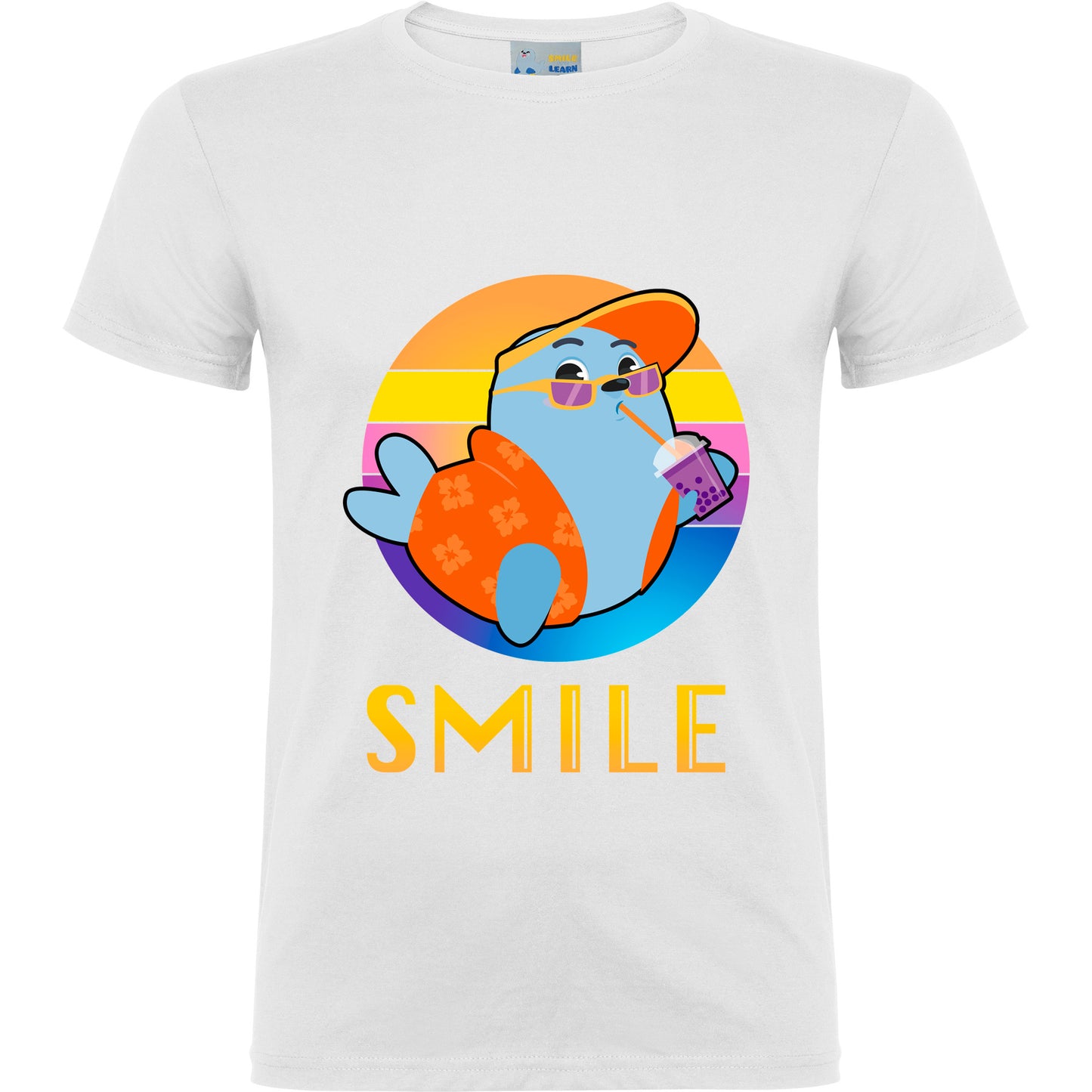 Smilie Summer Short-Sleeved T-Shirt