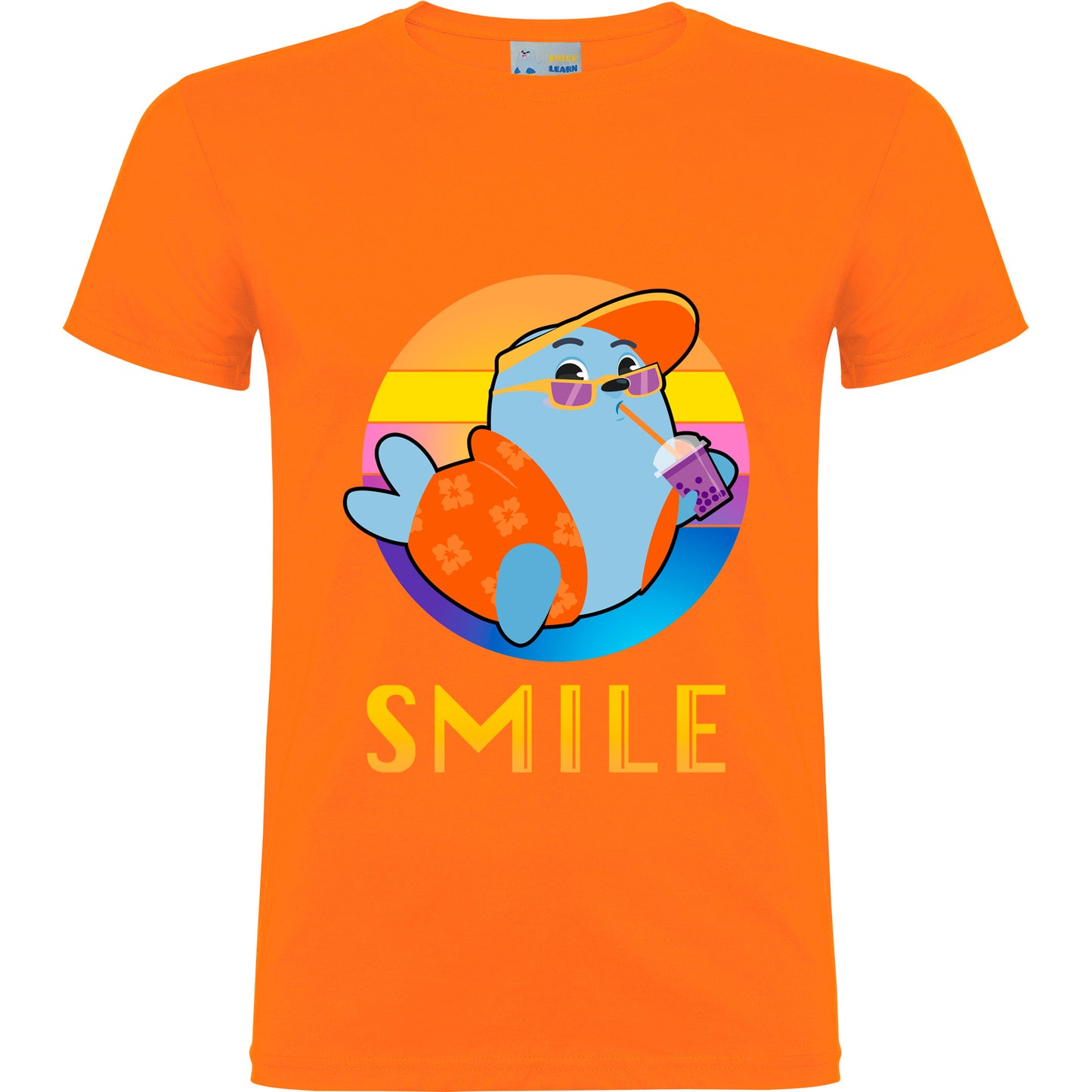 Smilie Summer Short-Sleeved T-Shirt