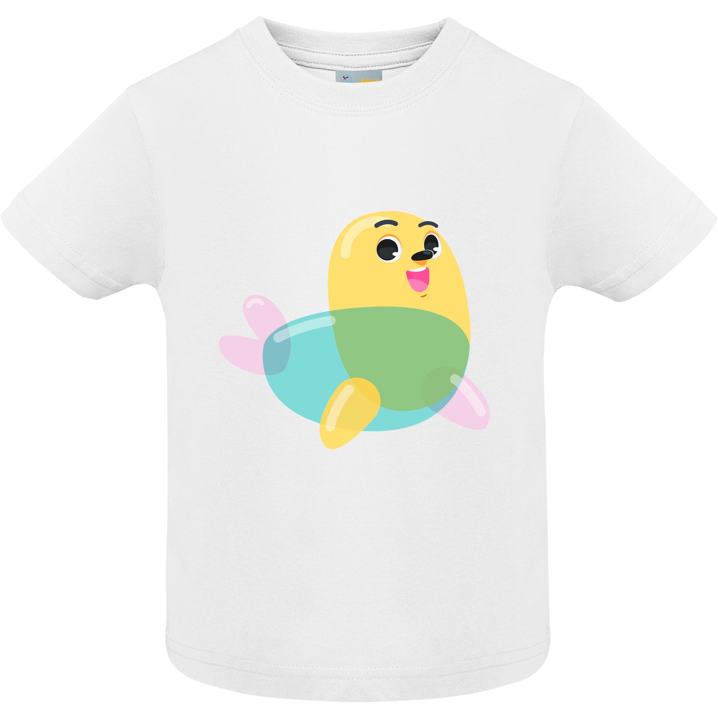 Balloon Smiley Short-Sleeved Baby T-Shirt