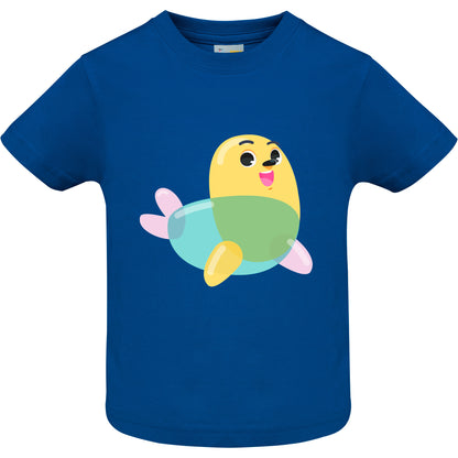Balloon Smiley Short-Sleeved Baby T-Shirt