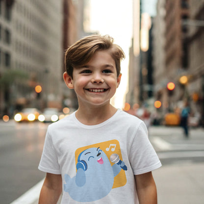 Camiseta de manga corta Smilie Cantante