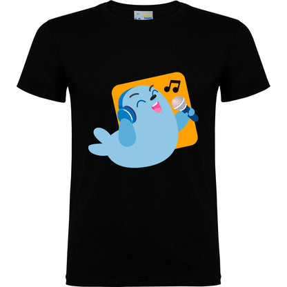 Camiseta de manga corta Smilie Cantante