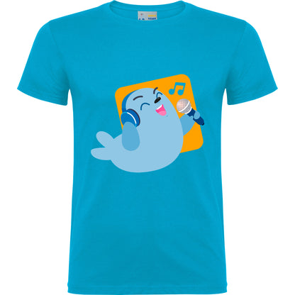 Camiseta de manga corta Smilie Cantante