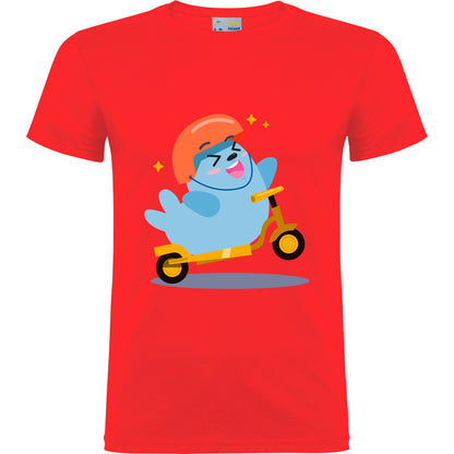Camiseta de manga corta Smilie en Patinete