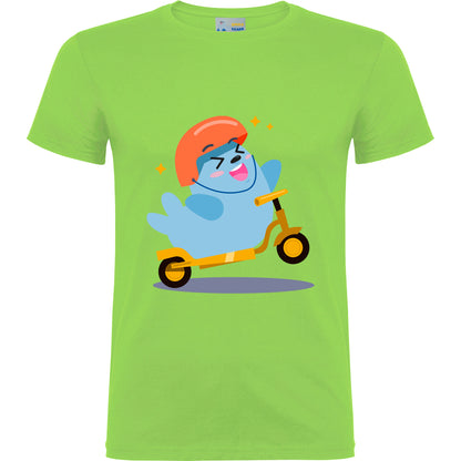 Camiseta de manga corta Smilie en Patinete