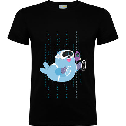 Camiseta de manga corta Smilie Robot