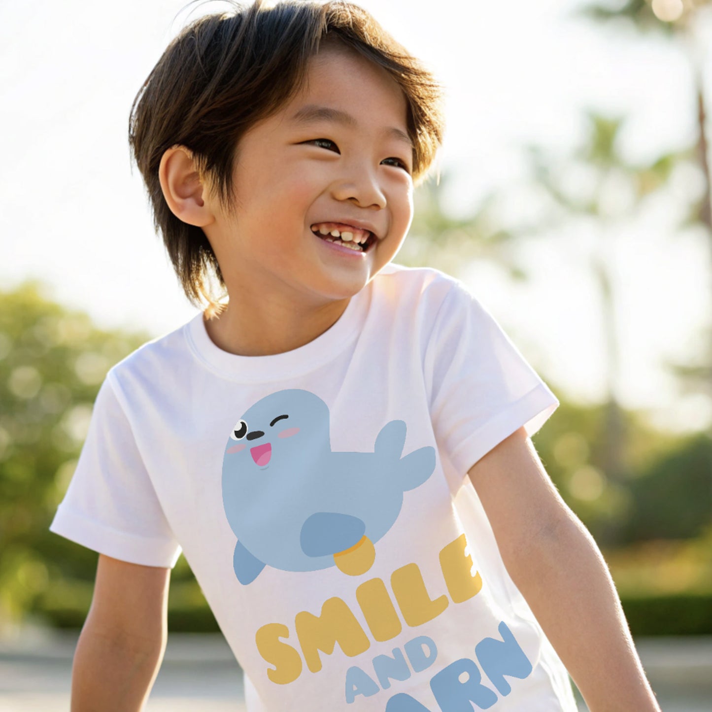Camiseta de manga corta Smile and Learn