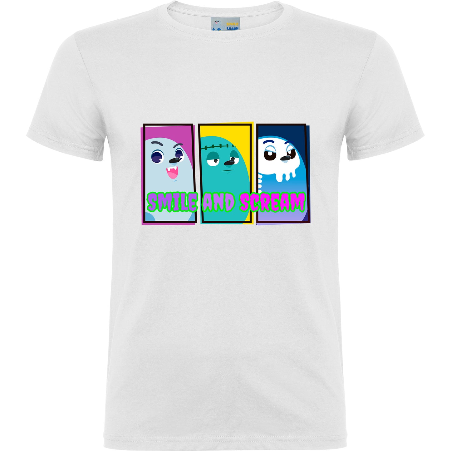 Camiseta de manga corta Smile and Scream