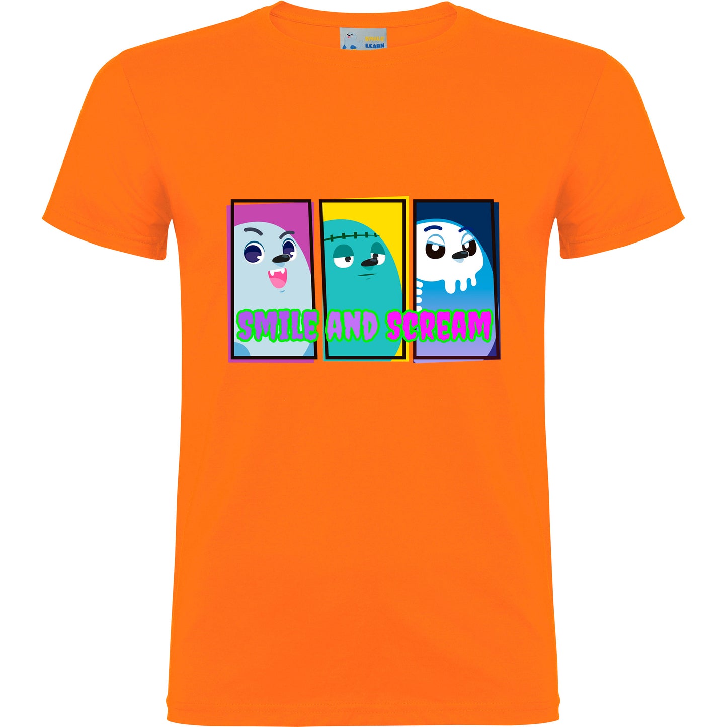 Camiseta de manga corta Smile and Scream