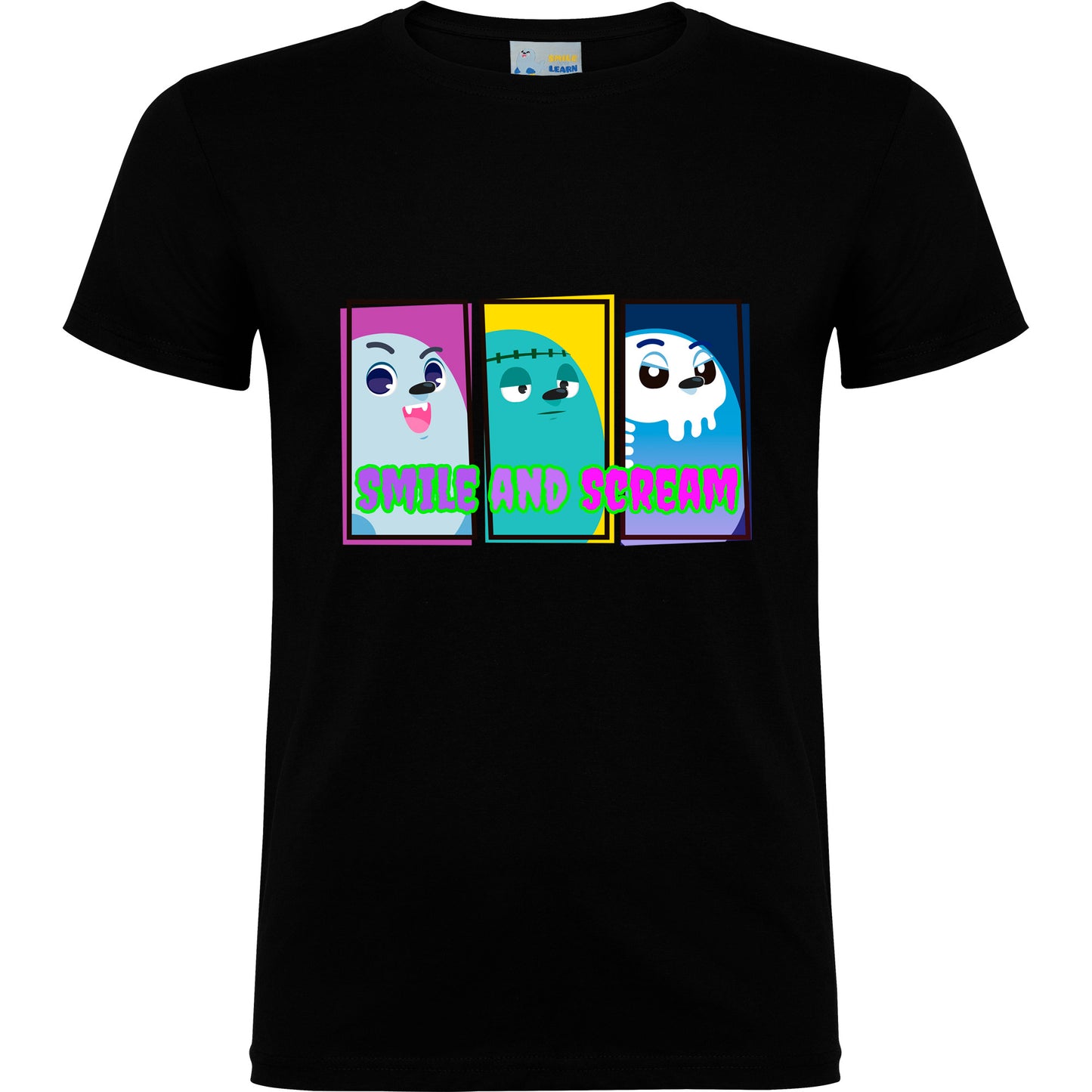 Camiseta de manga corta Smile and Scream