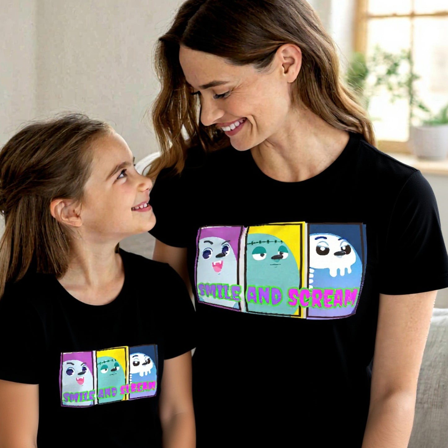 Camiseta de manga corta Smile and Scream