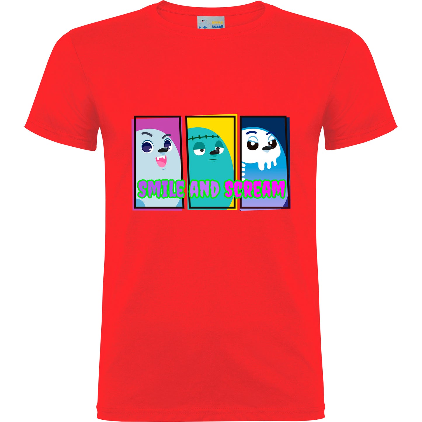 Camiseta de manga corta Smile and Scream