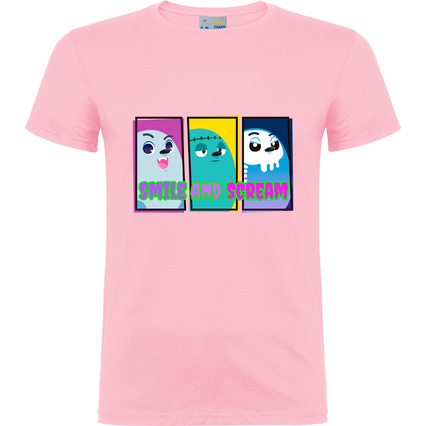Camiseta de manga corta Smile and Scream