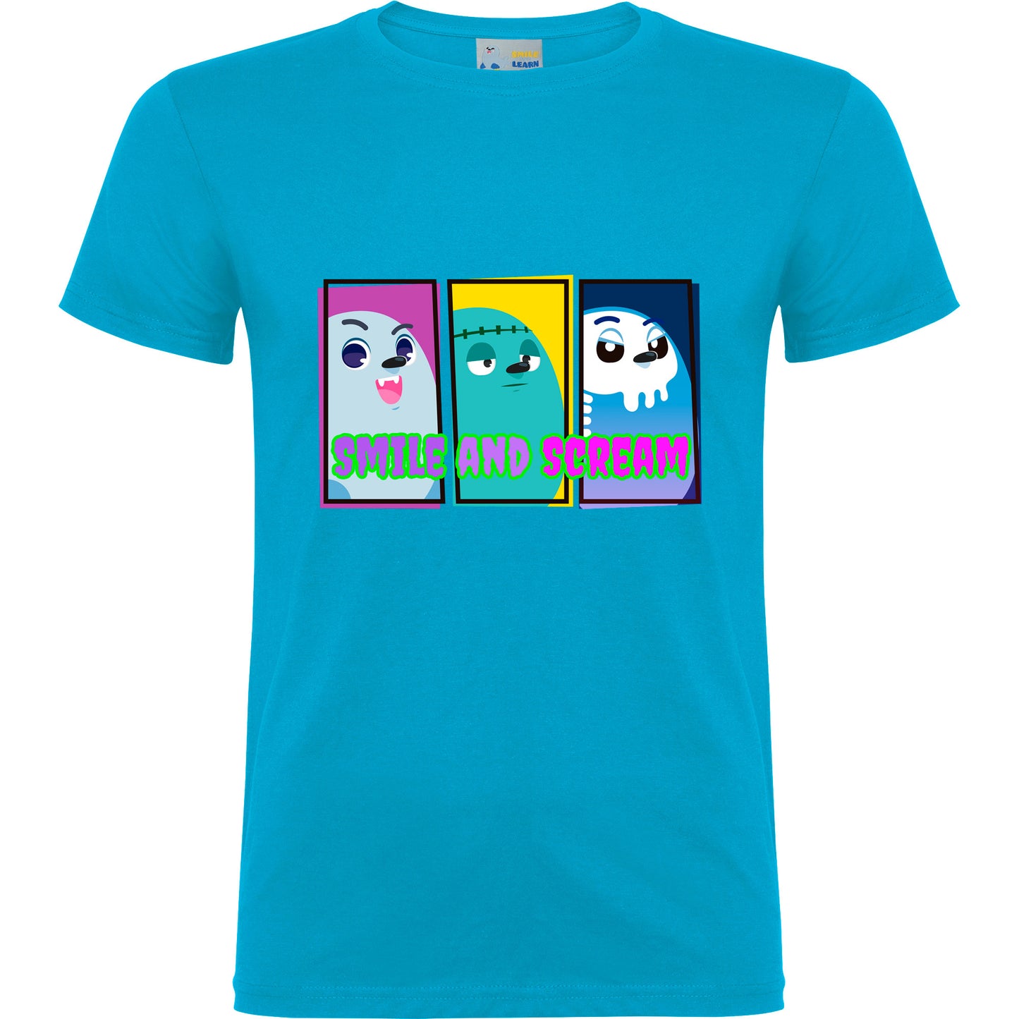 Camiseta de manga corta Smile and Scream