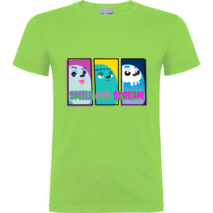 Camiseta de manga corta Smile and Scream