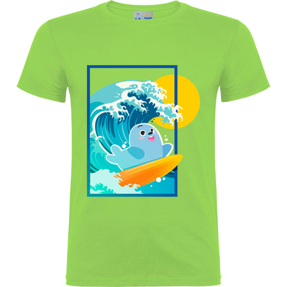 Smilie Surfer Short Sleeve T-Shirt
