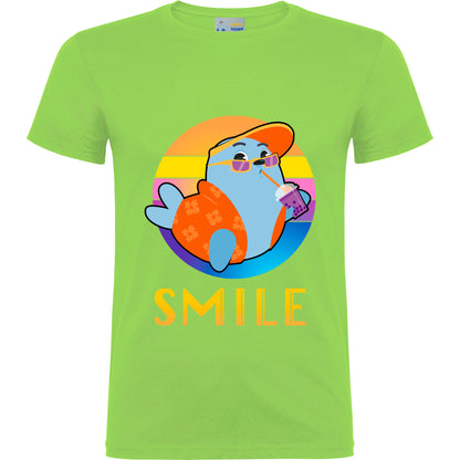 Smilie Summer Short-Sleeved T-Shirt