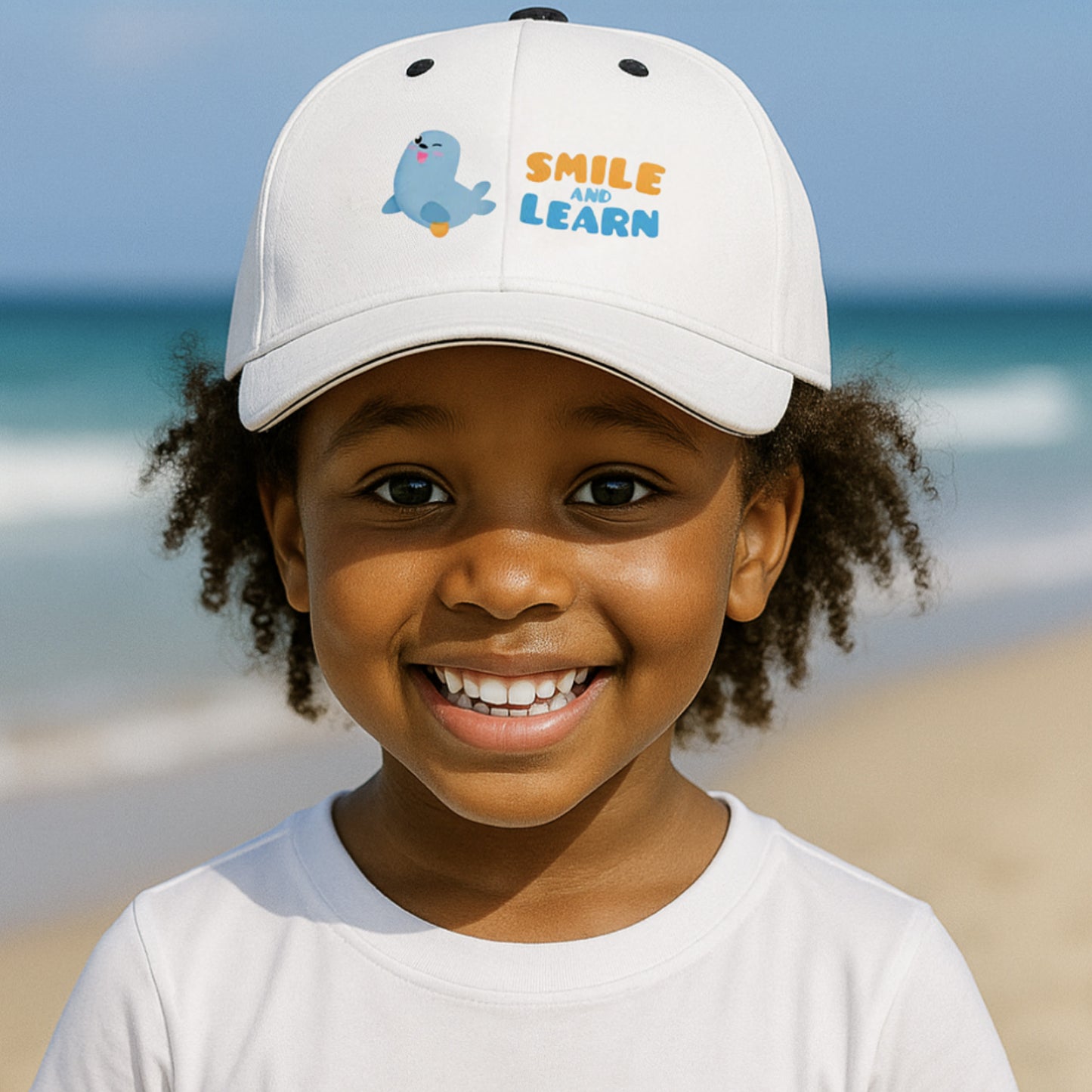 Smile and Learn Seal Logo Cap