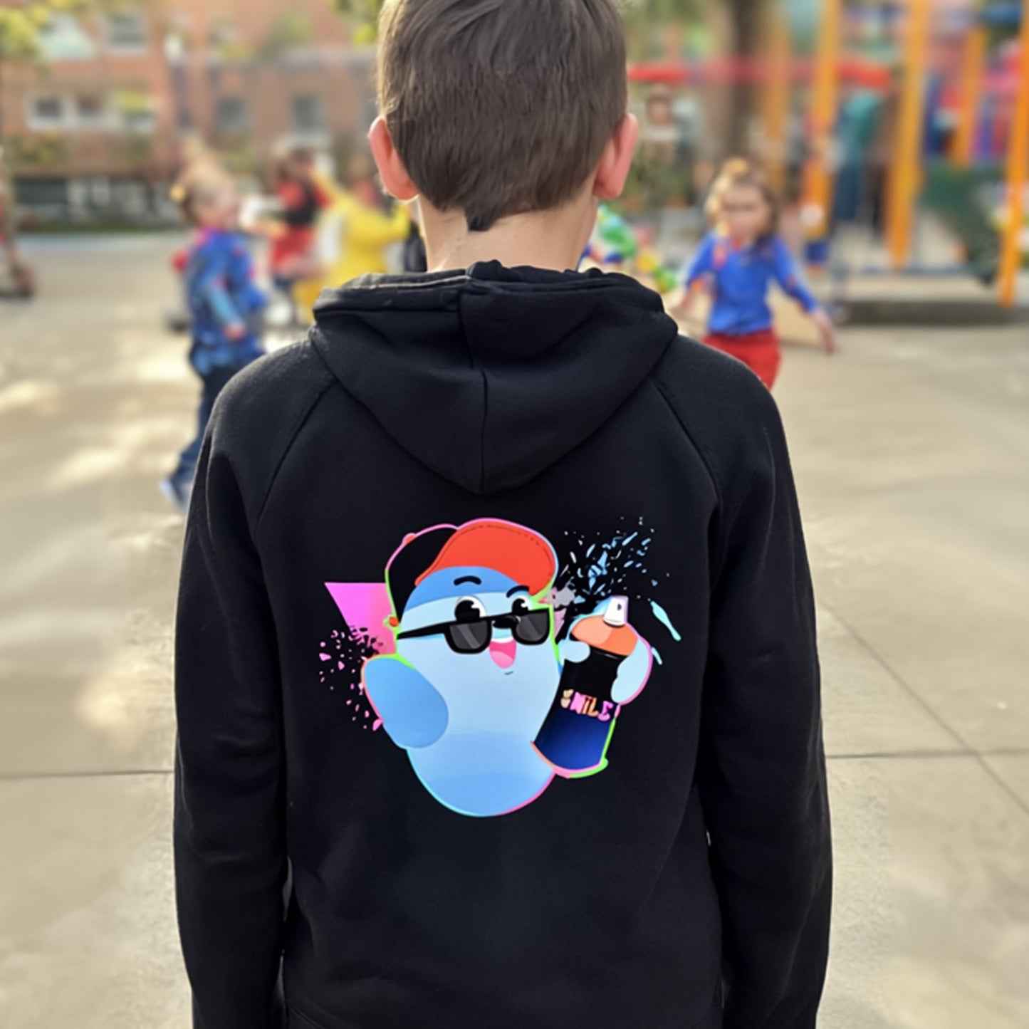 Smile and Learn Graffiti Hoodie